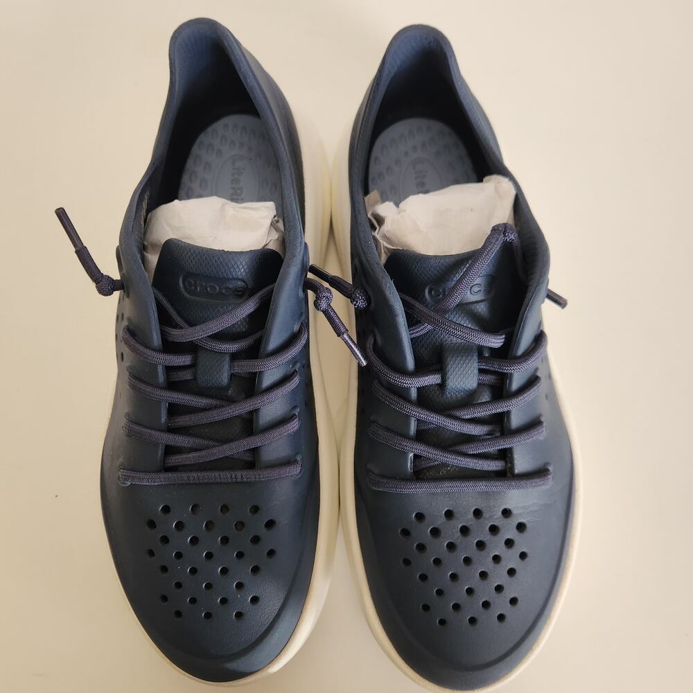Crocs Men's Inmotion Pacer Sneakers, Walking Shoes for Men, Navy/White, 6 - Picture 4 of 8